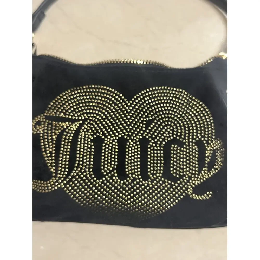 Juicy Couture Liquorice Be Classic ll Shoulder Bag Purse Black NEW